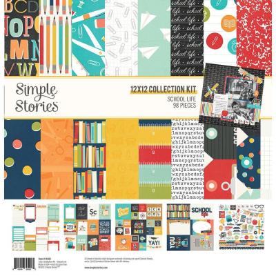 Simple Stories School Life Designpapier - Collection Kit